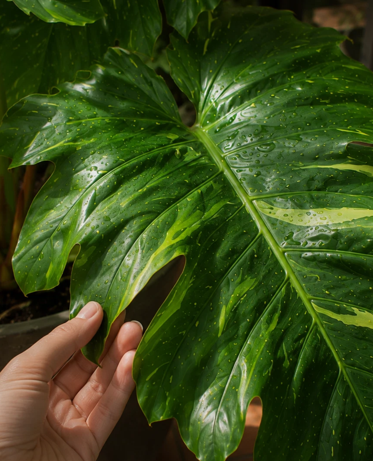 Philodendron Hualalai Variegated 3 Pieces Seeds